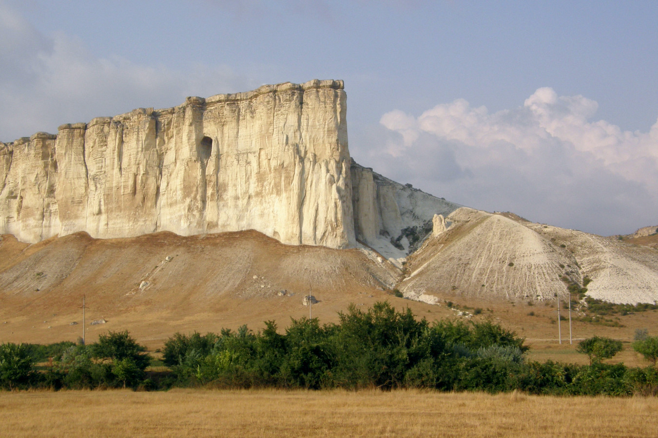 Белая Скала (Ак-Кая), image of landscape/habitat.