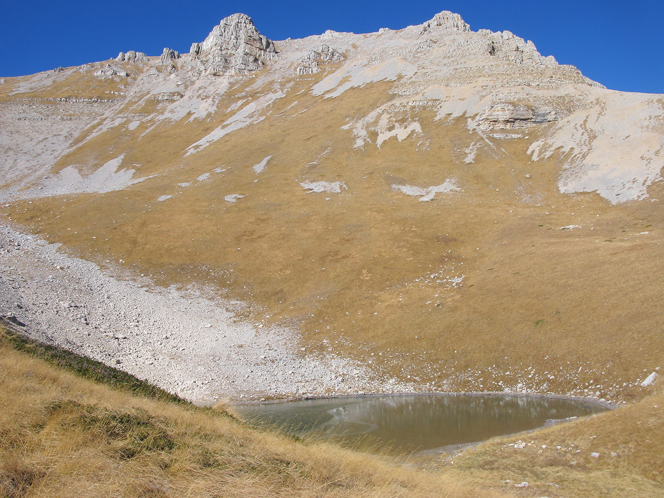 Юго-восточный отрог Оштена, image of landscape/habitat.