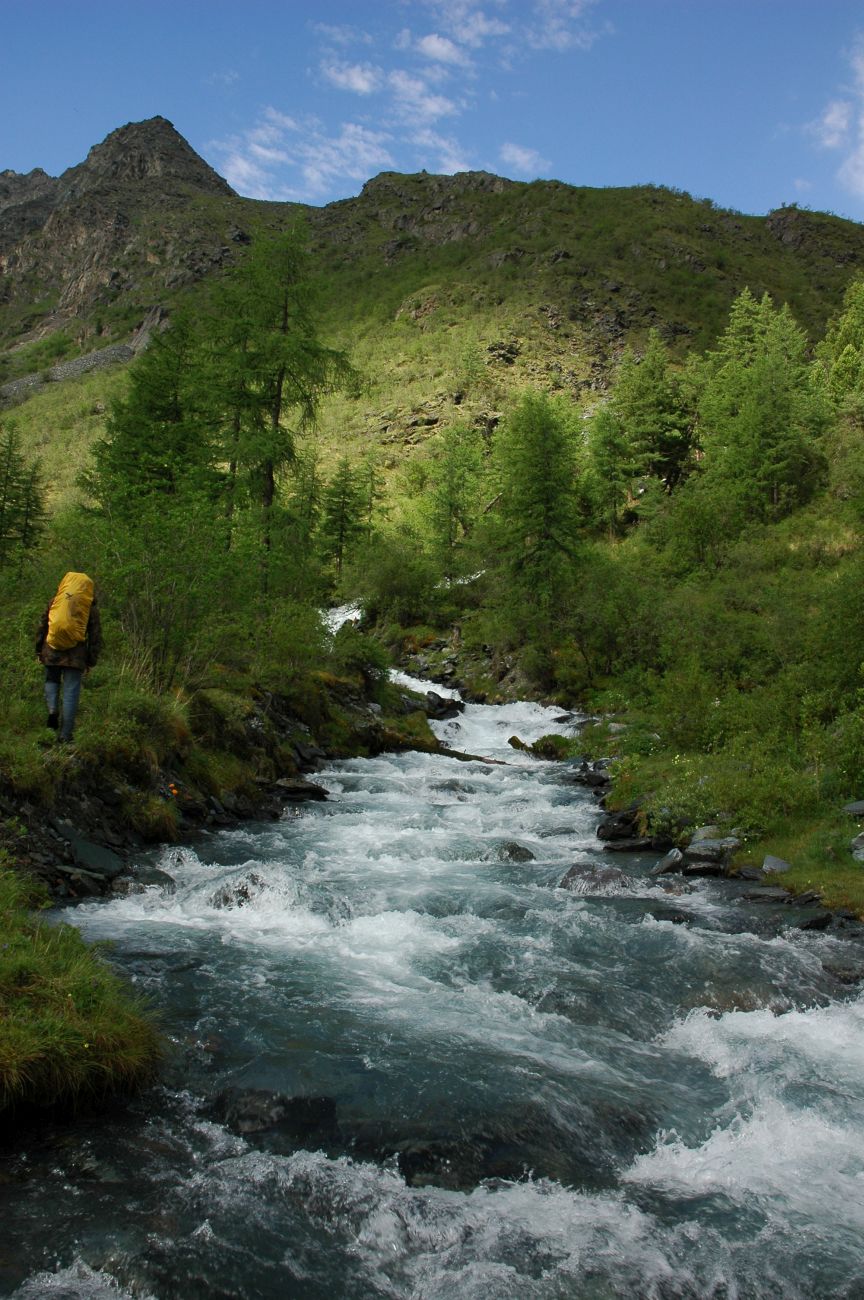 Ручей Ак-Оюк, image of landscape/habitat.