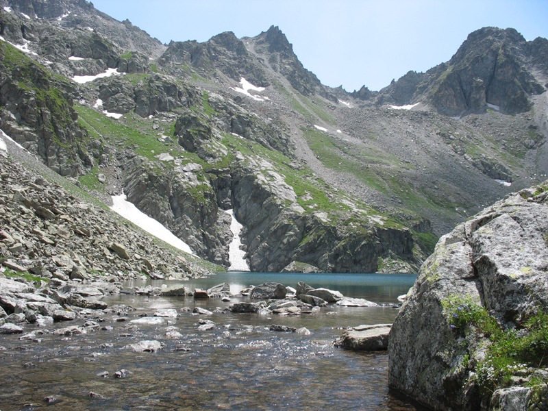 Ущелье реки Азгек, image of landscape/habitat.