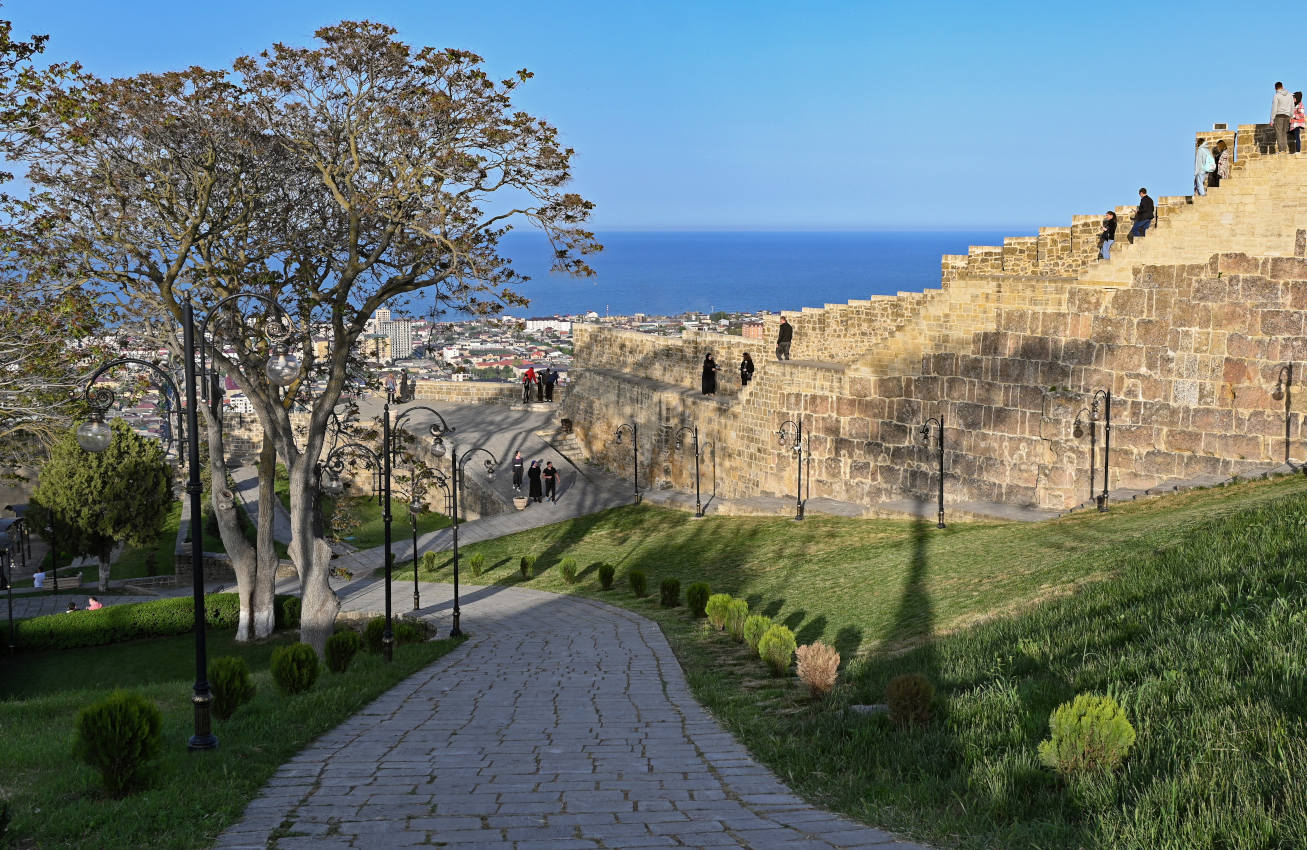 Дербент, изображение ландшафта.