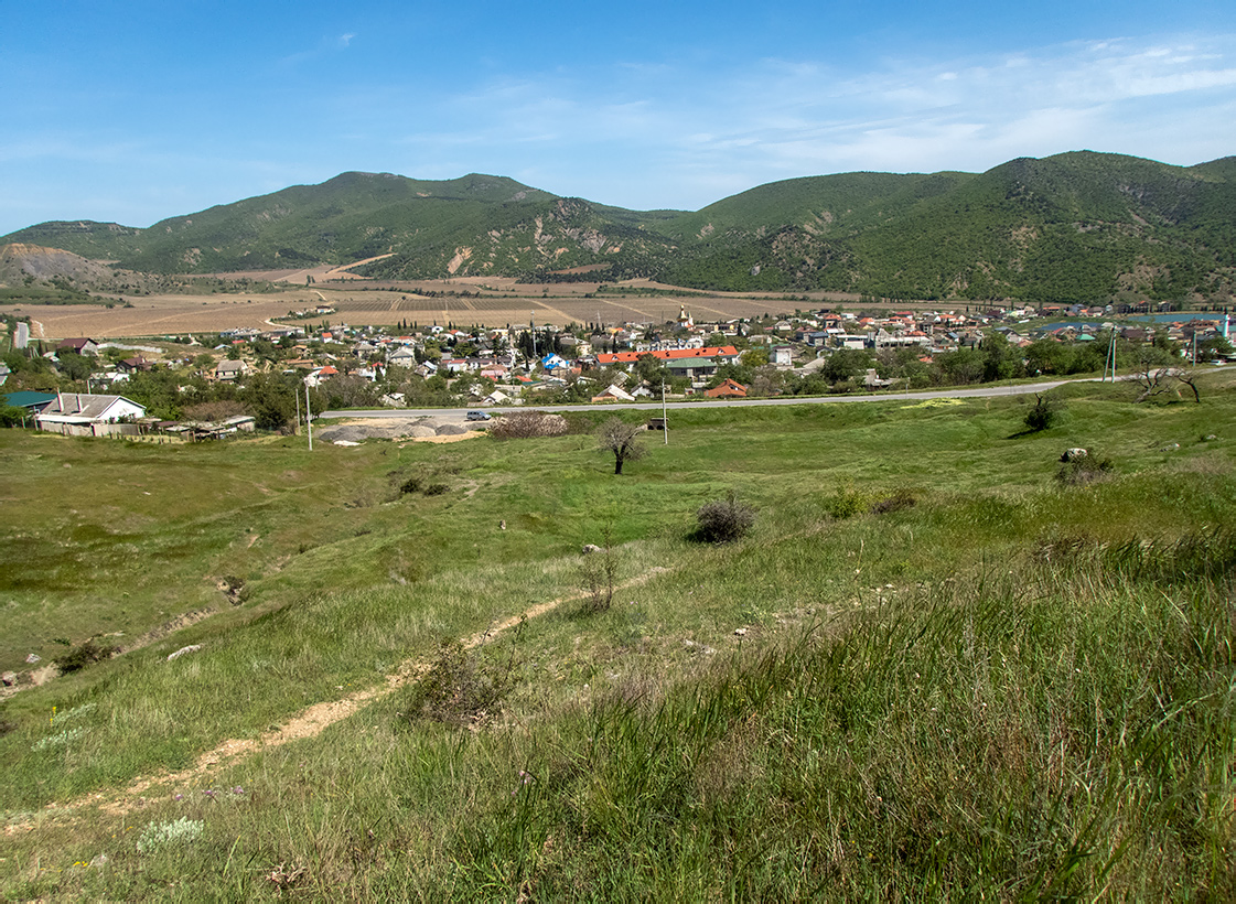 Окрестности села Весёлое, изображение ландшафта.