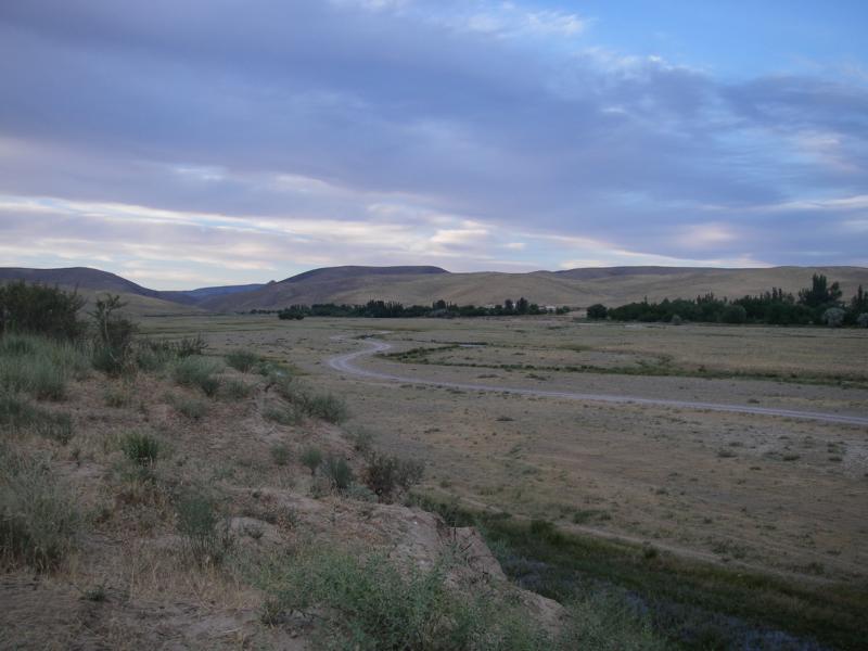 Река Коксарай, изображение ландшафта.