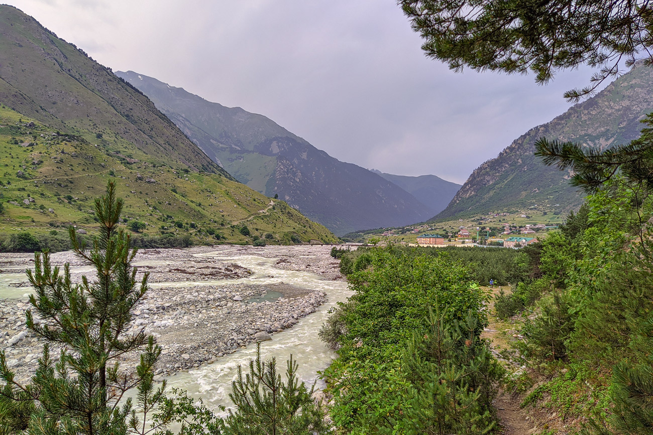 Долина реки Караугомдон, image of landscape/habitat.