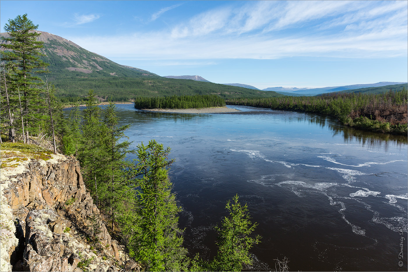 Долина Курейки, image of landscape/habitat.