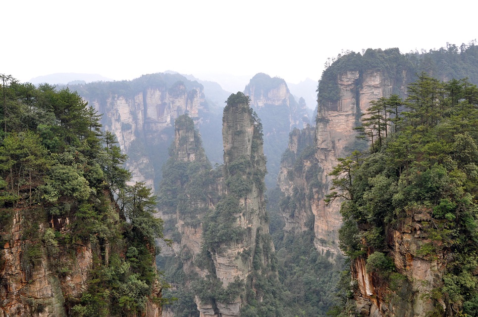 Национальный парк "Чжанцзяцзе", image of landscape/habitat.
