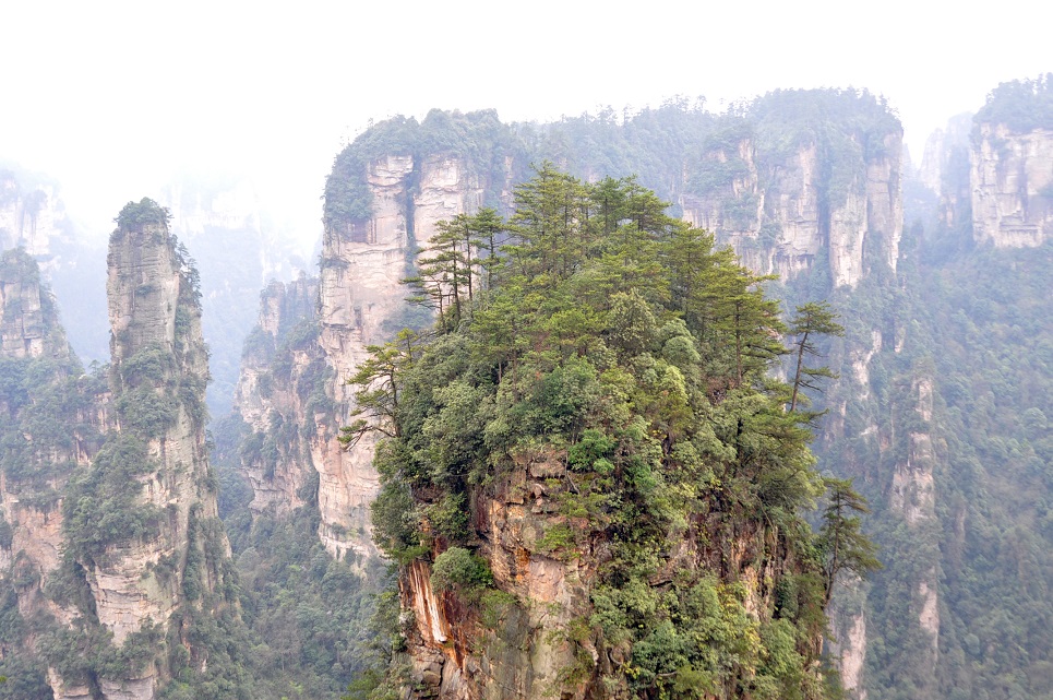 Национальный парк "Чжанцзяцзе", image of landscape/habitat.