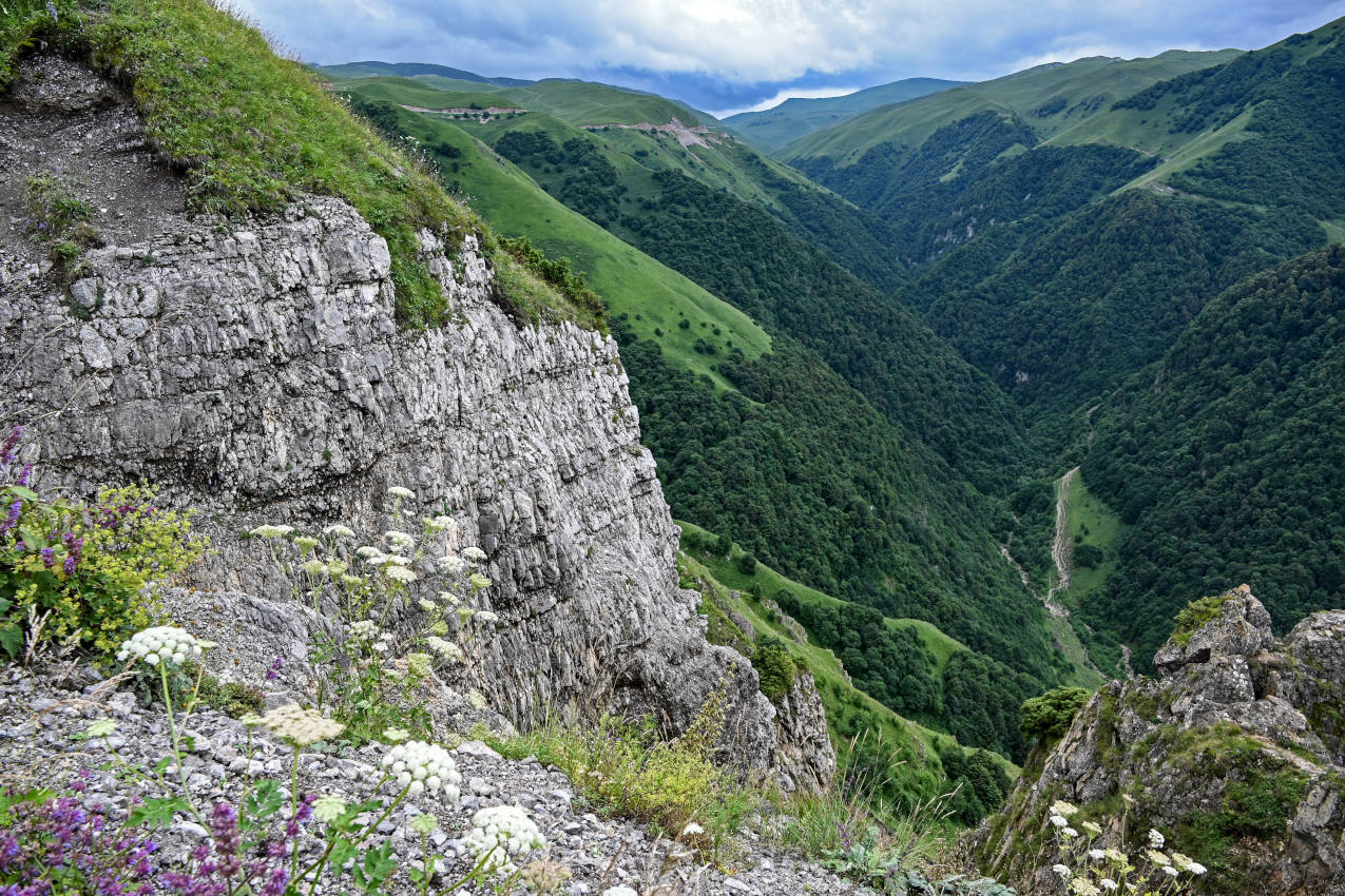 Ущелье реки Хулхулау, изображение ландшафта.