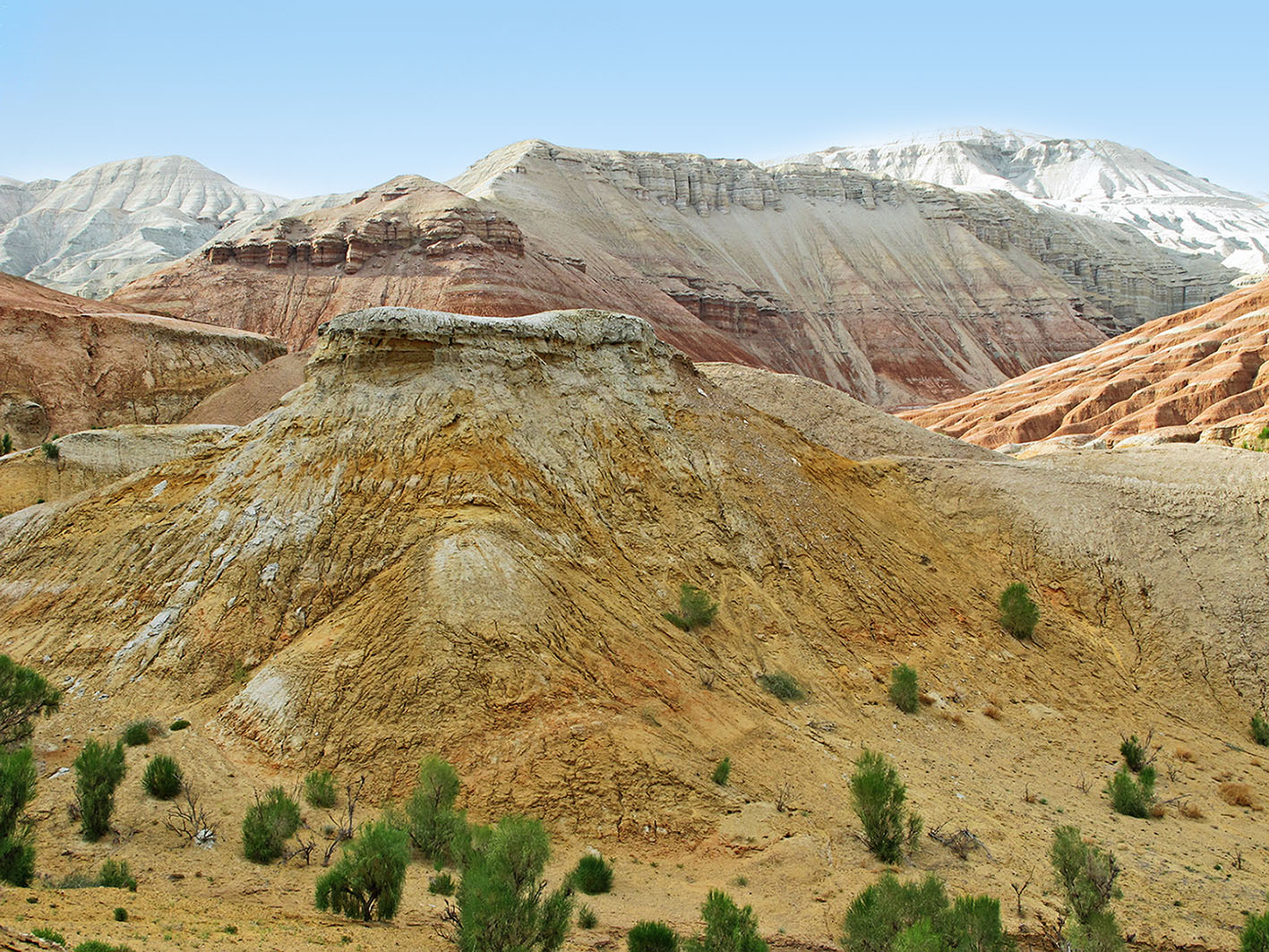 Горы Актау (Алтын-Эмель), image of landscape/habitat.