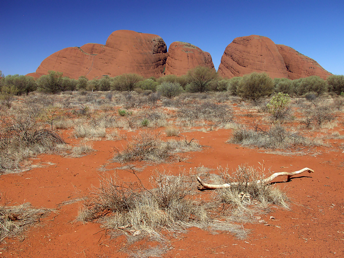 Uluru - Kata Tjuta, изображение ландшафта.