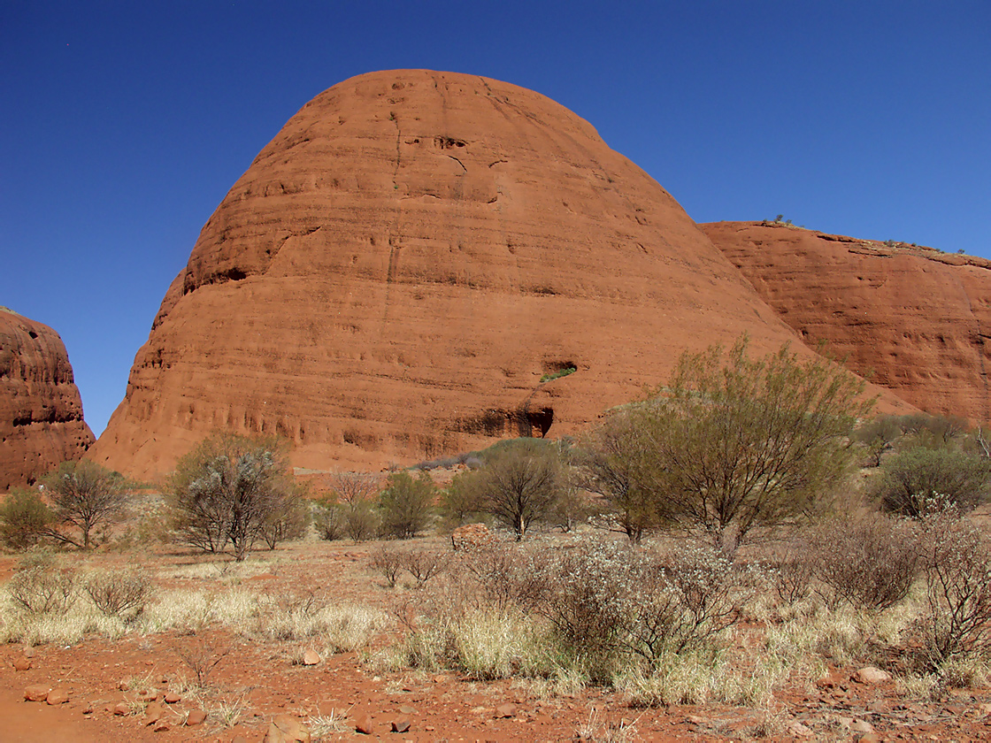 Uluru - Kata Tjuta, изображение ландшафта.