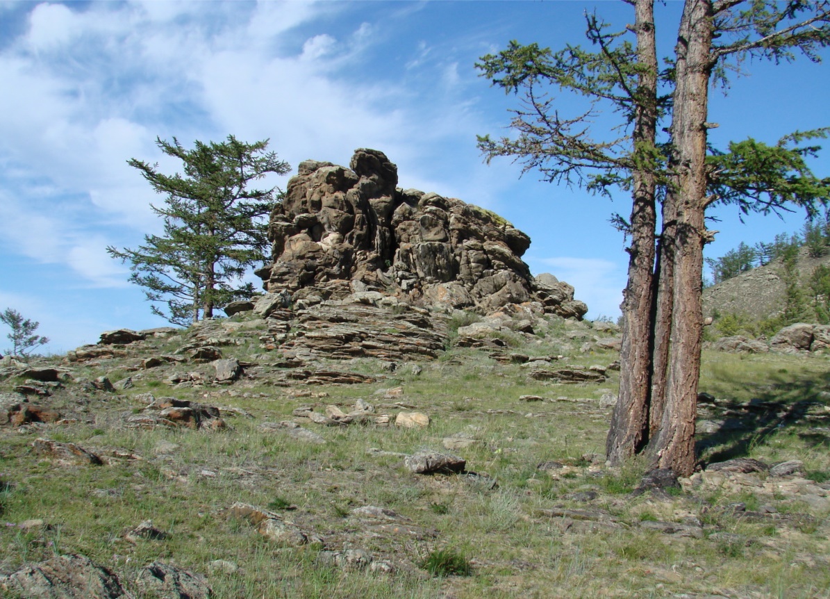 Тажеранская степь, изображение ландшафта.