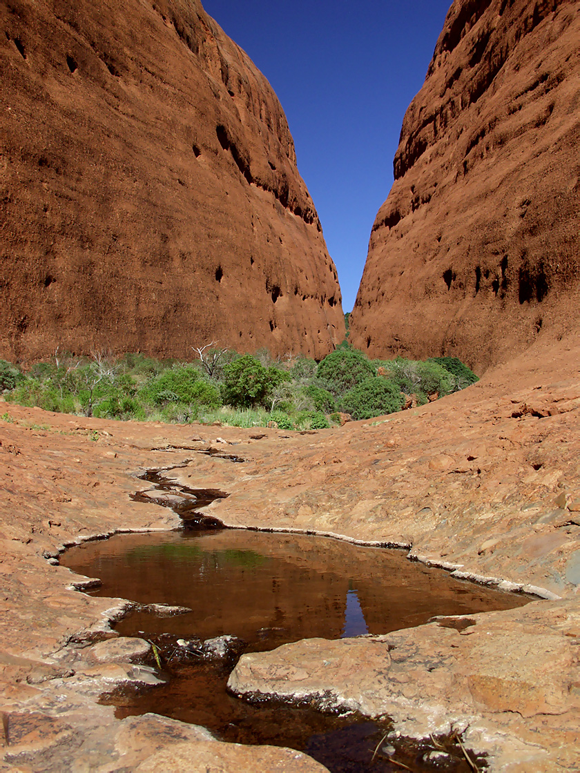 Uluru - Kata Tjuta, изображение ландшафта.