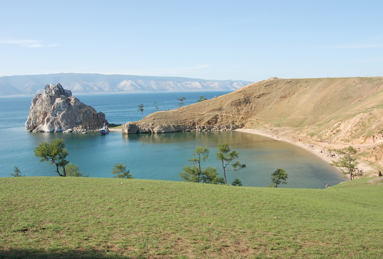 Окрестности поселка Хужир, image of landscape/habitat.