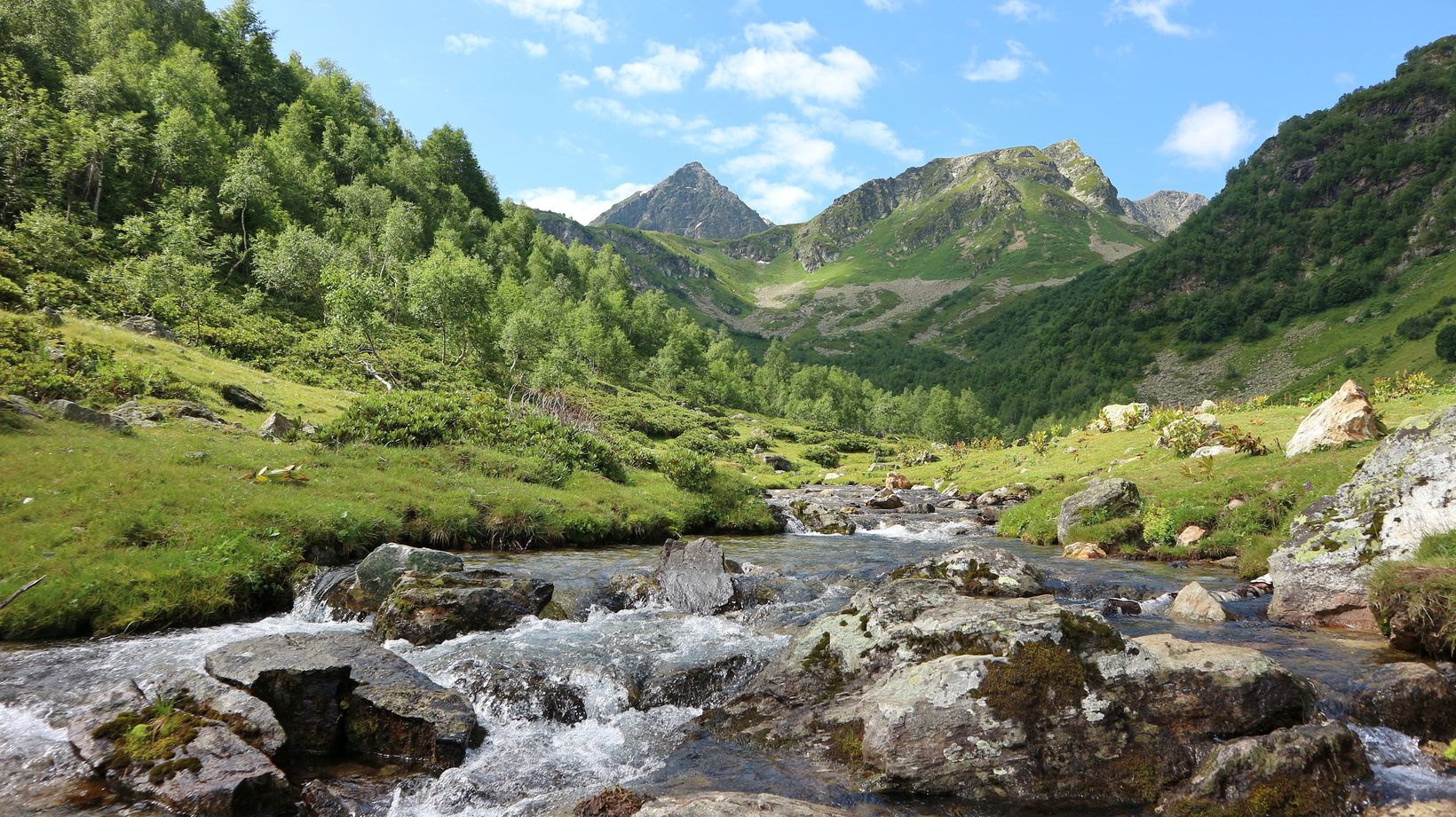 Долина реки Малая Дукка, image of landscape/habitat.