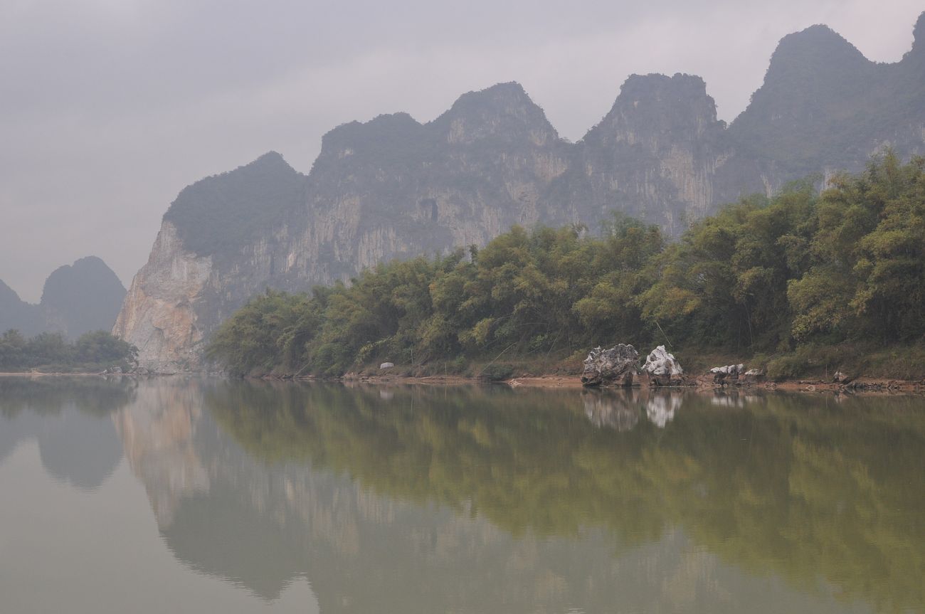 Окрестности урочища Huashan Ston, image of landscape/habitat.