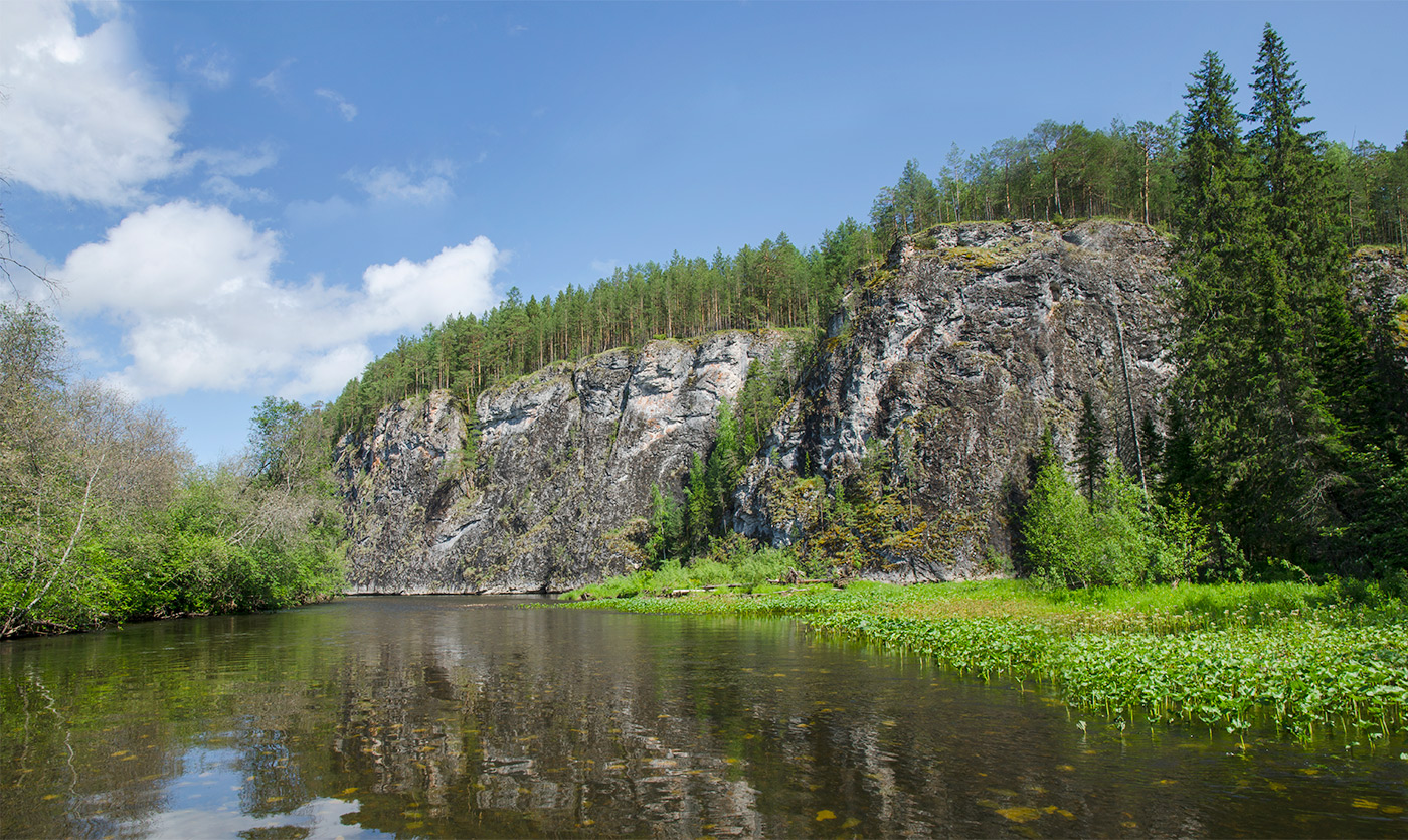 Мелехинский Камень и окрестности, изображение ландшафта.