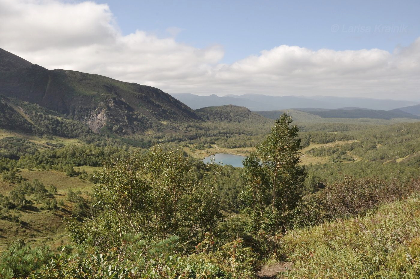 Гора Летняя Поперечная, изображение ландшафта.