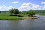 Село Бохан, изображение ландшафта.