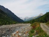 Домбай-Ульген, изображение ландшафта.