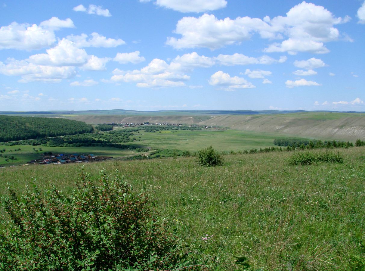 Село Бохан, изображение ландшафта.