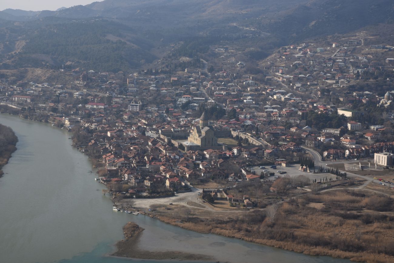 Устье Арагви, изображение ландшафта.
