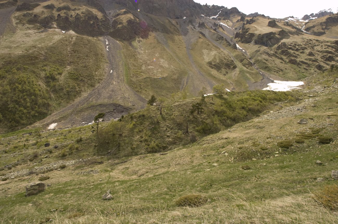 Долина реки Терскол, image of landscape/habitat.