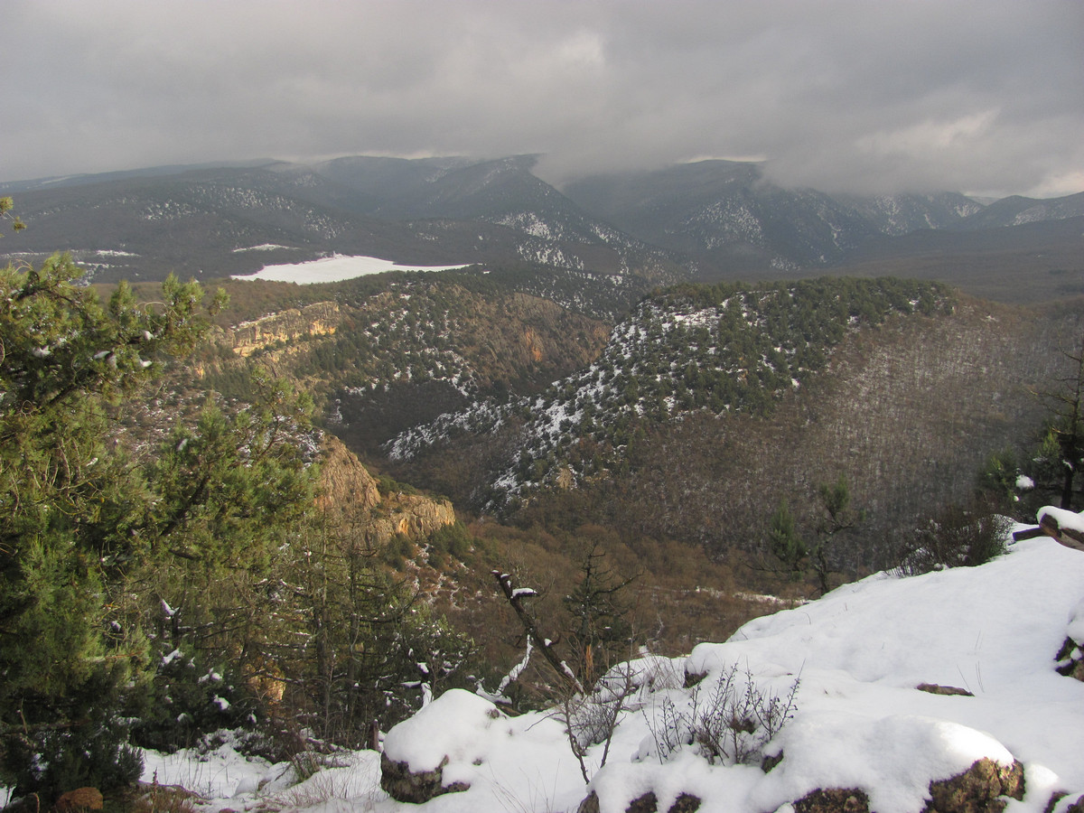 Чернореченский каньон, image of landscape/habitat.