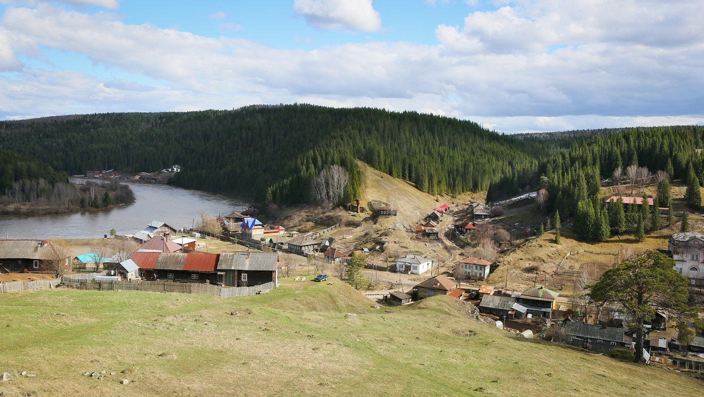 Кын и его окрестности, изображение ландшафта.