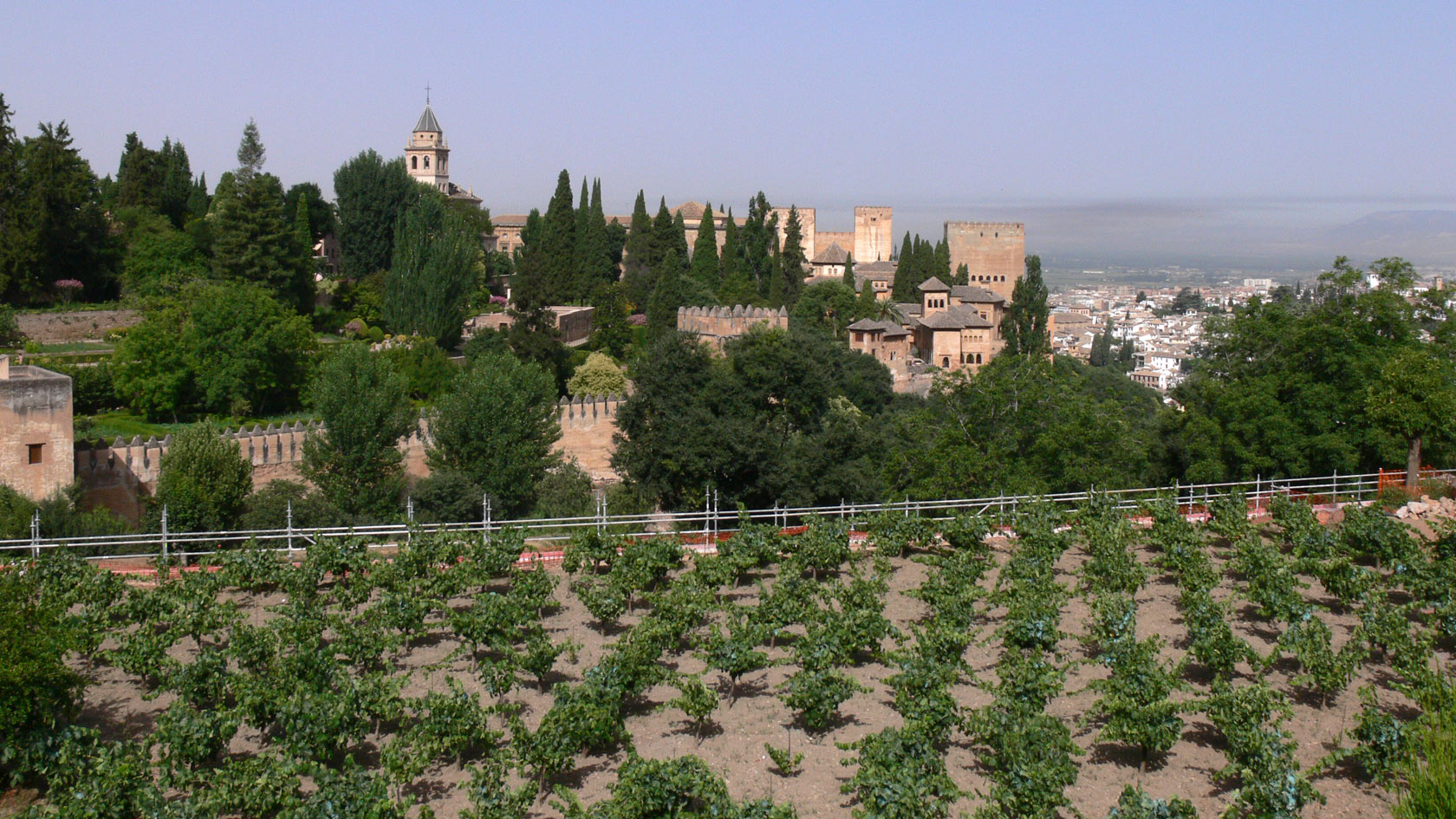 Альгамбра, изображение ландшафта.