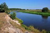 Река Клязьма у Красной Дубравы, image of landscape/habitat.