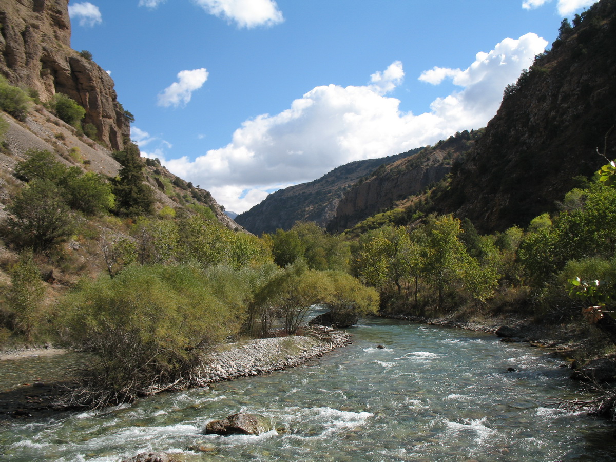 Каньон Аксу, image of landscape/habitat.