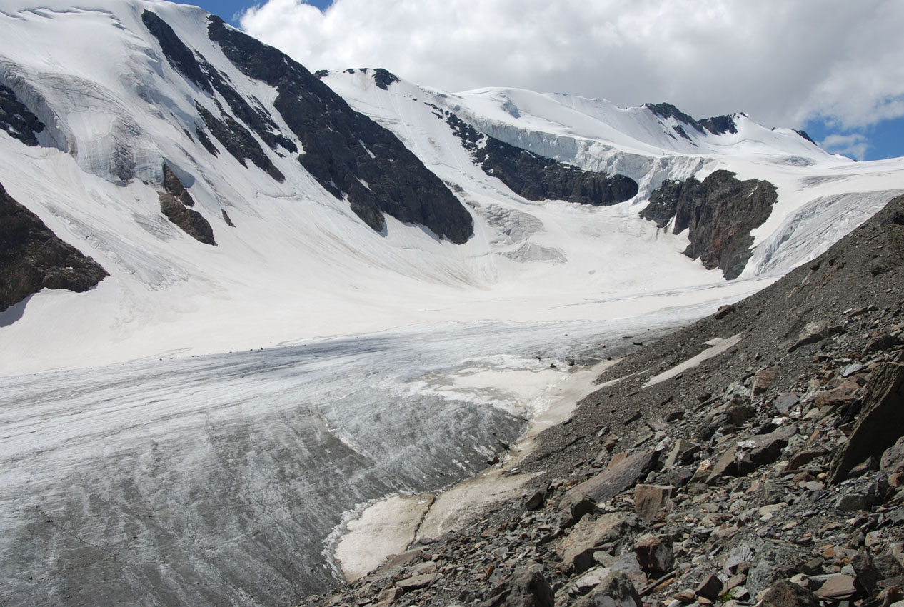 Ледник Большой Актру, изображение ландшафта.