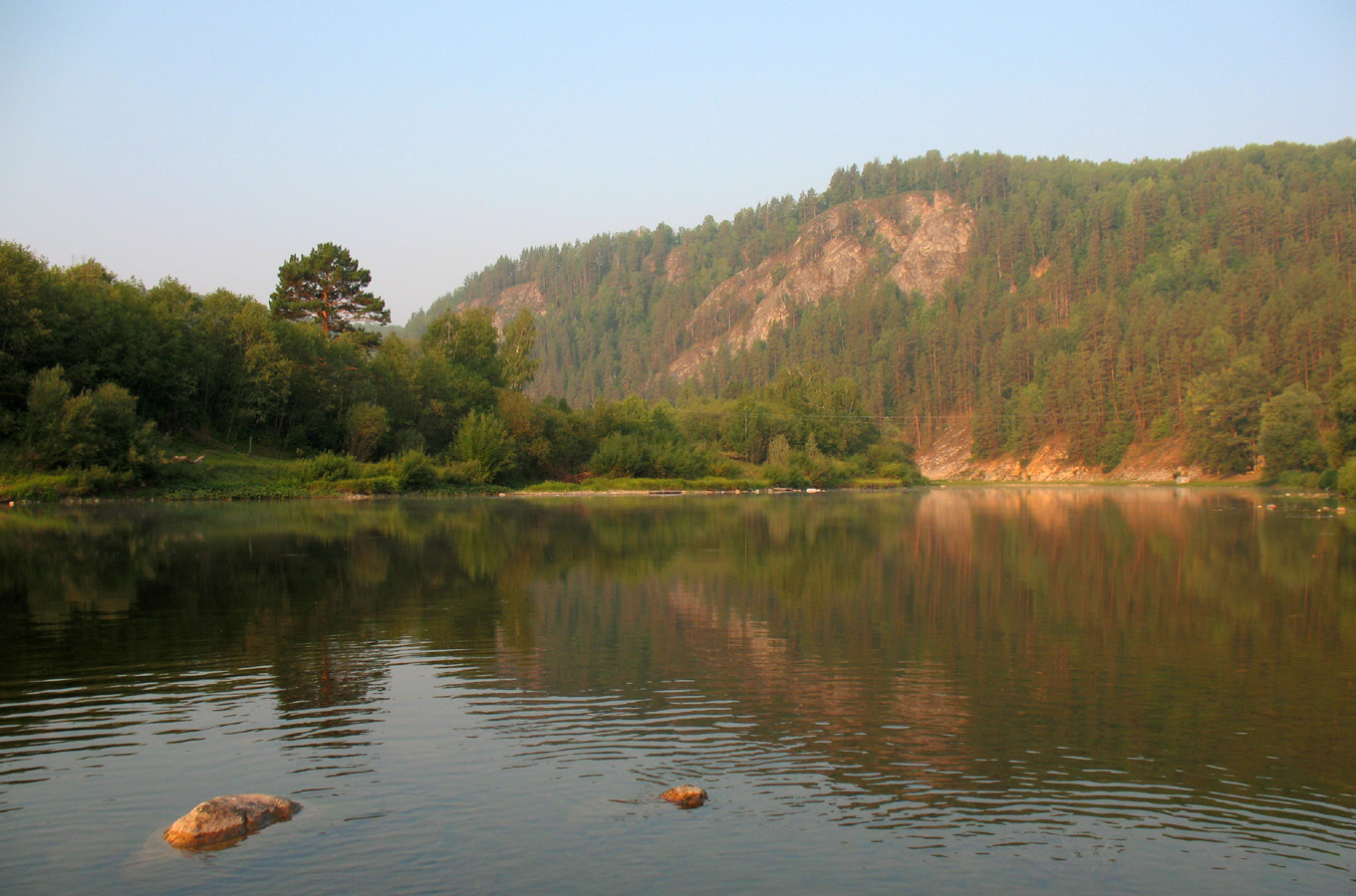 Река Белая, image of landscape/habitat.