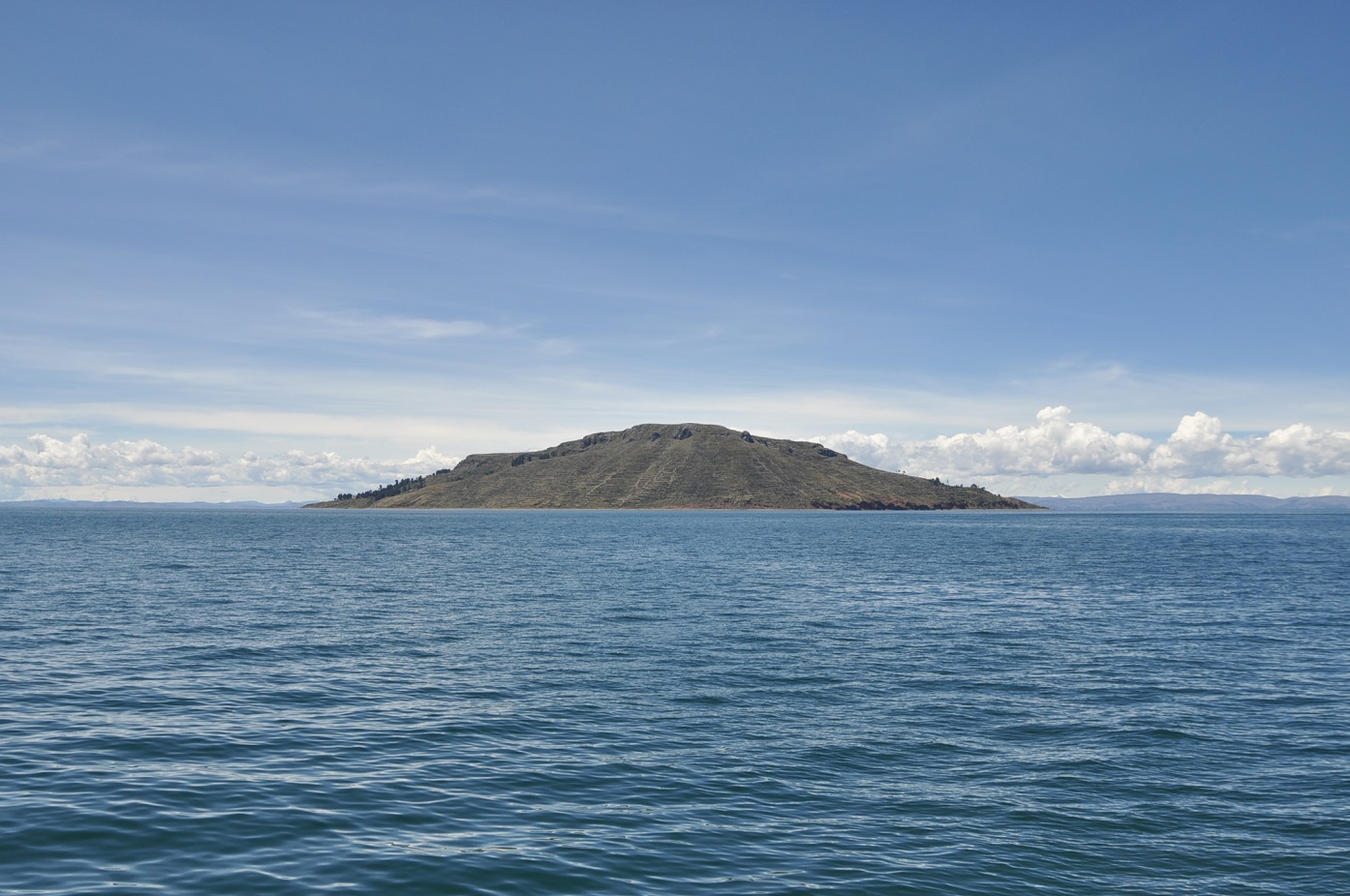 Озеро Титикака, изображение ландшафта.