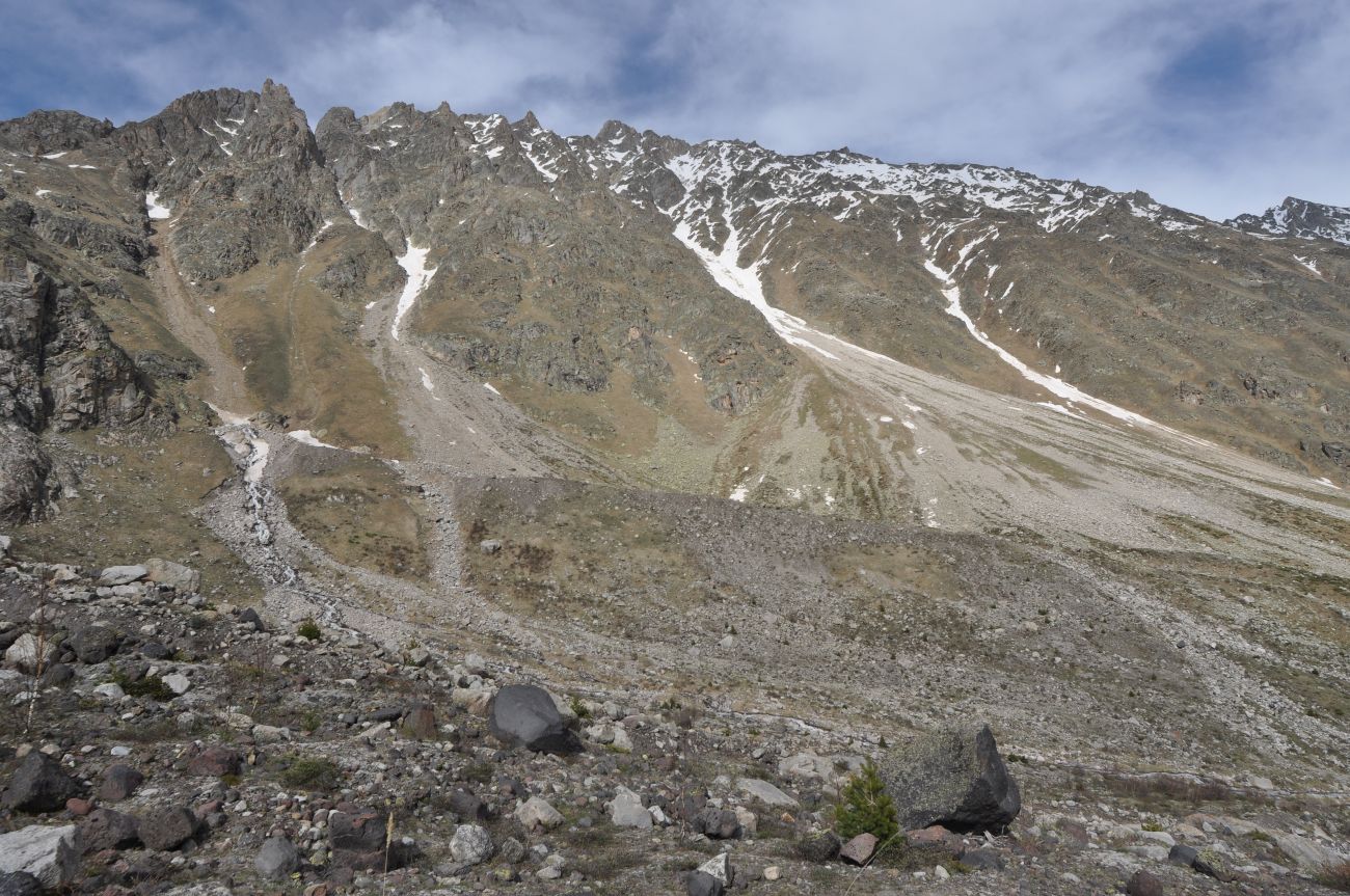 Долина реки Терскол, image of landscape/habitat.