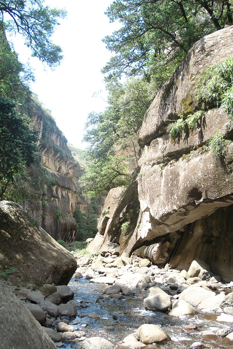 Ущелье водопада Тугела, изображение ландшафта.