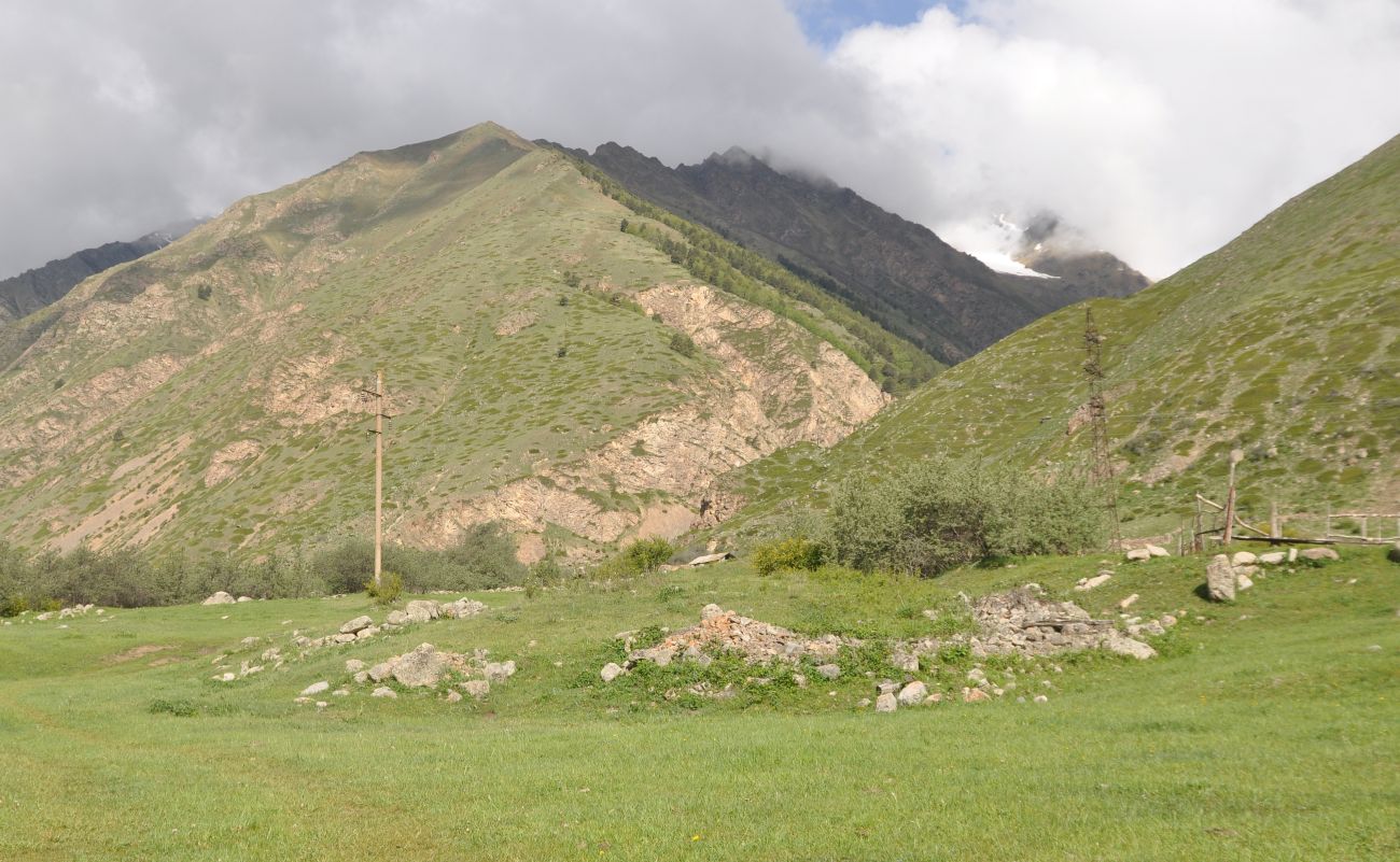 Долина реки Кубасантысу, изображение ландшафта.