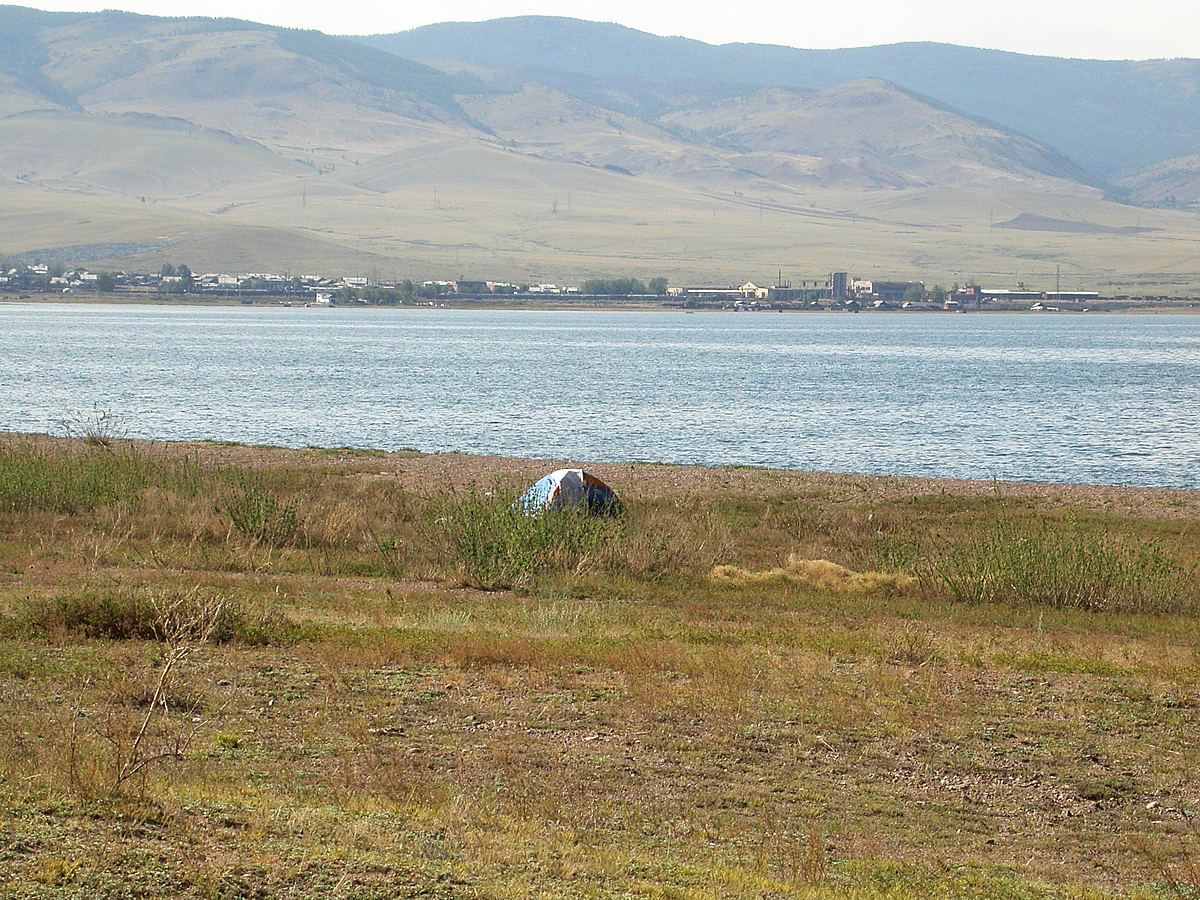 Южный берег Гусиного озера, image of landscape/habitat.