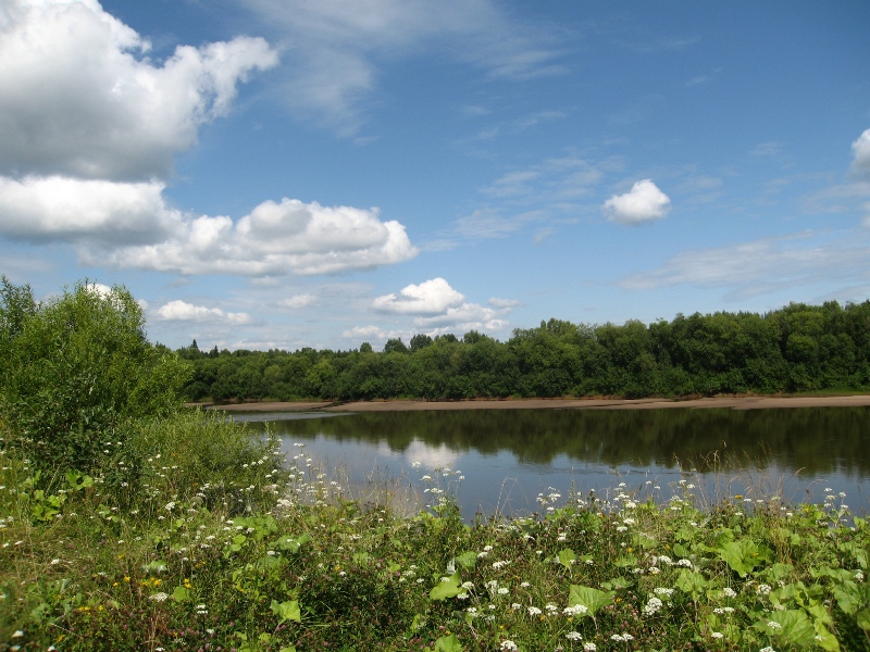 Село Кажирово, изображение ландшафта.