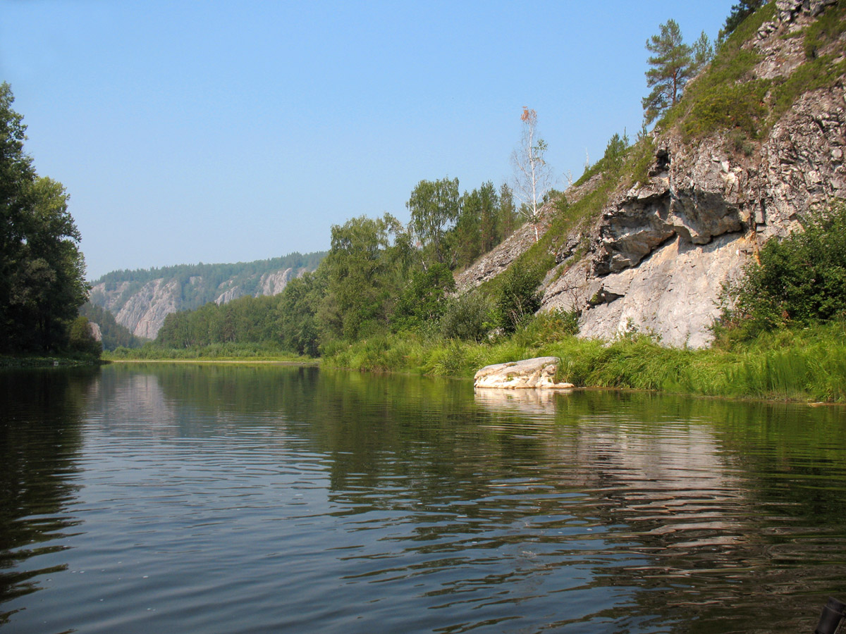 Река Белая, image of landscape/habitat.
