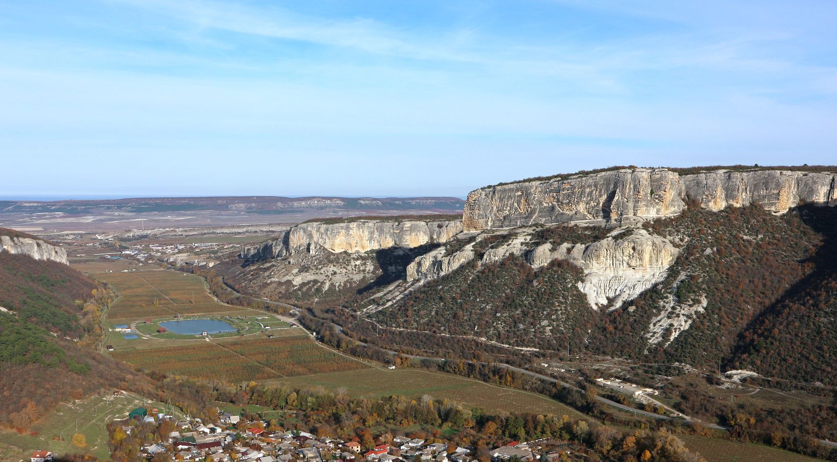 Бельбекский каньон, image of landscape/habitat.