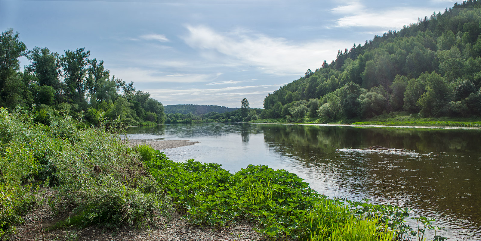 Окрестности Русского Усть-Маша, image of landscape/habitat.