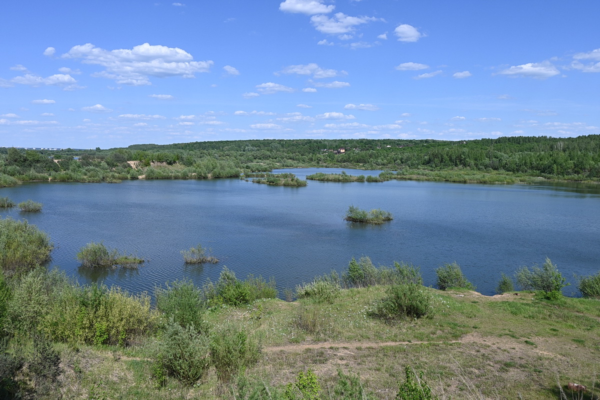 Ланьшинский песчаный карьер, image of landscape/habitat.