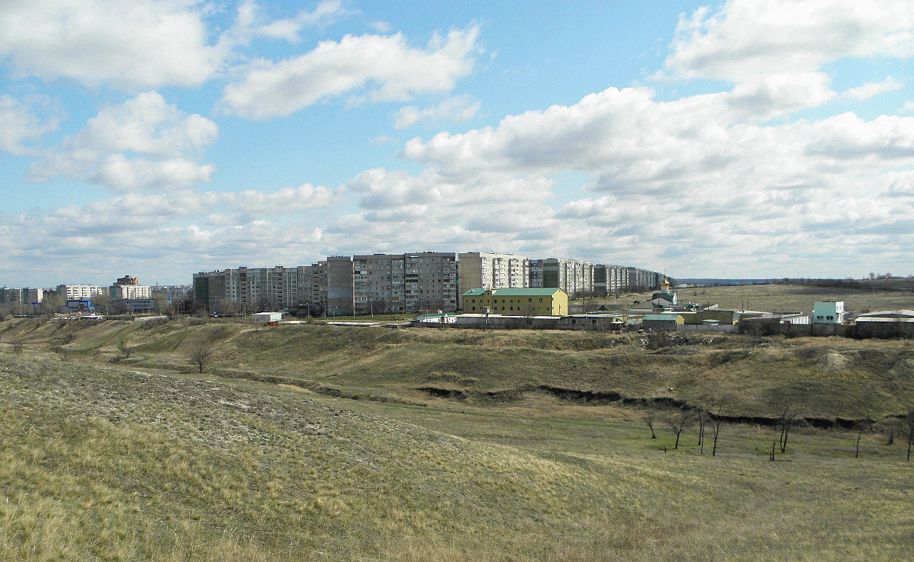 Калмыцкий Яр, изображение ландшафта.