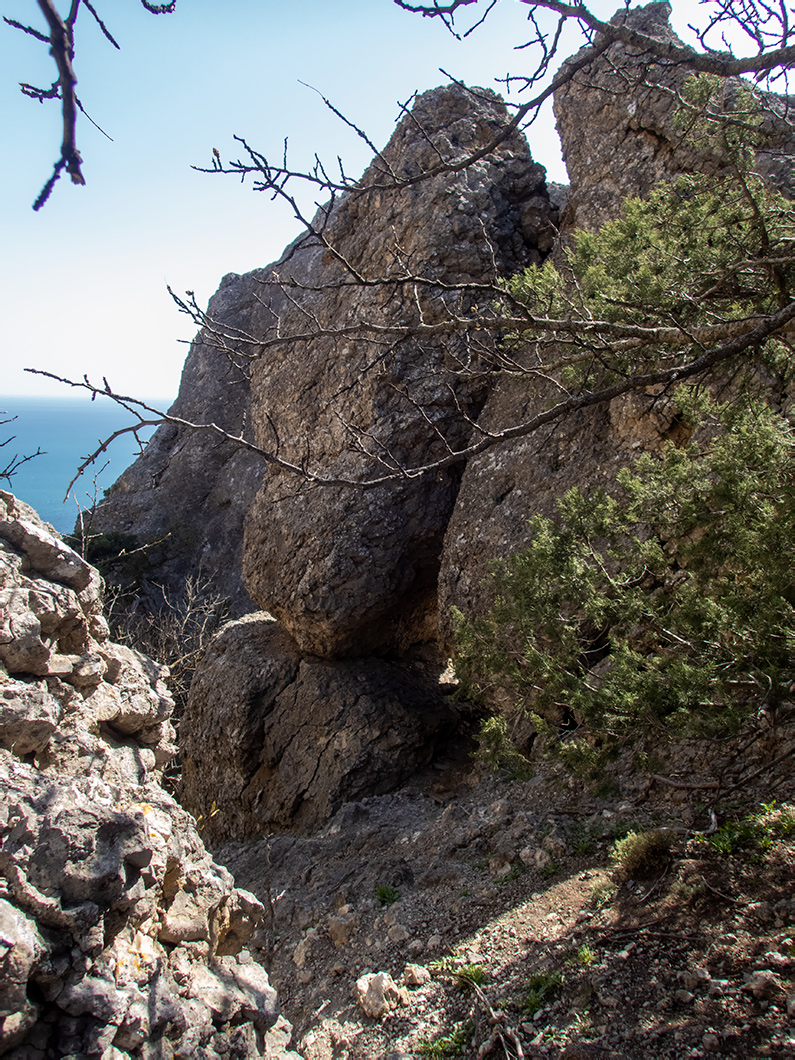 Караул-Оба, изображение ландшафта.