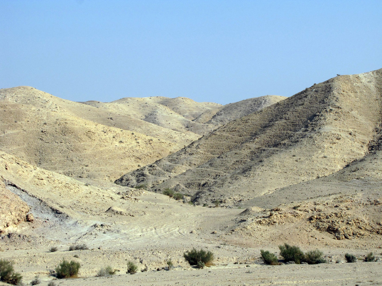 Иудейская пустыня, изображение ландшафта.