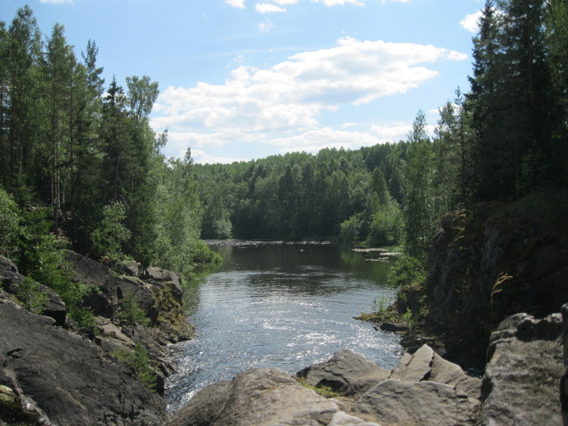 Природный заповедник Кивач, image of landscape/habitat.