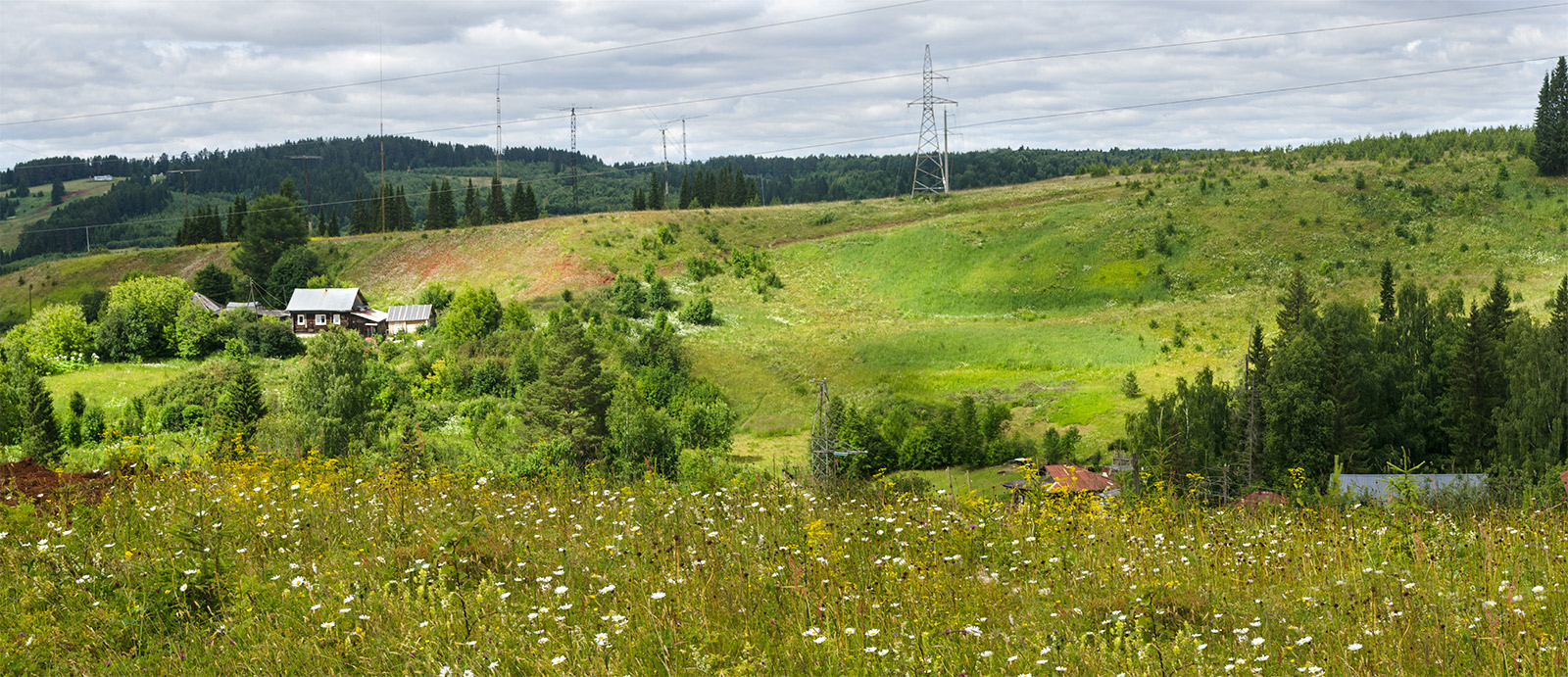 Поселок Юго-Камский, изображение ландшафта.