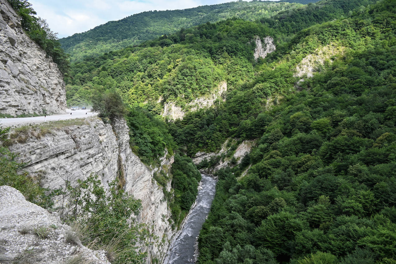 Аргунское ущелье, изображение ландшафта.